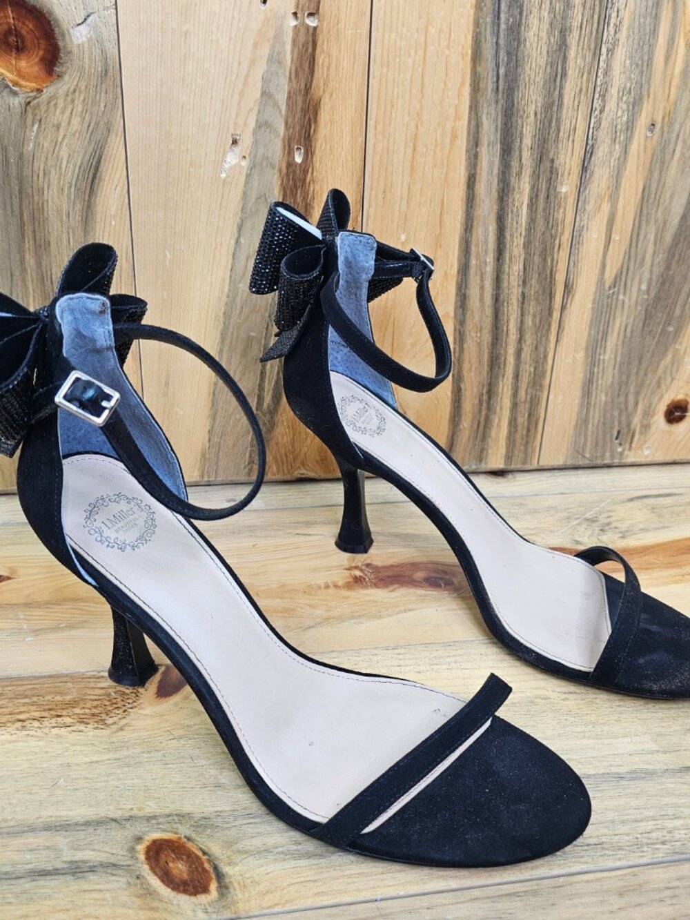 I.Miller Ankle Strap Bow High Heels Size 11